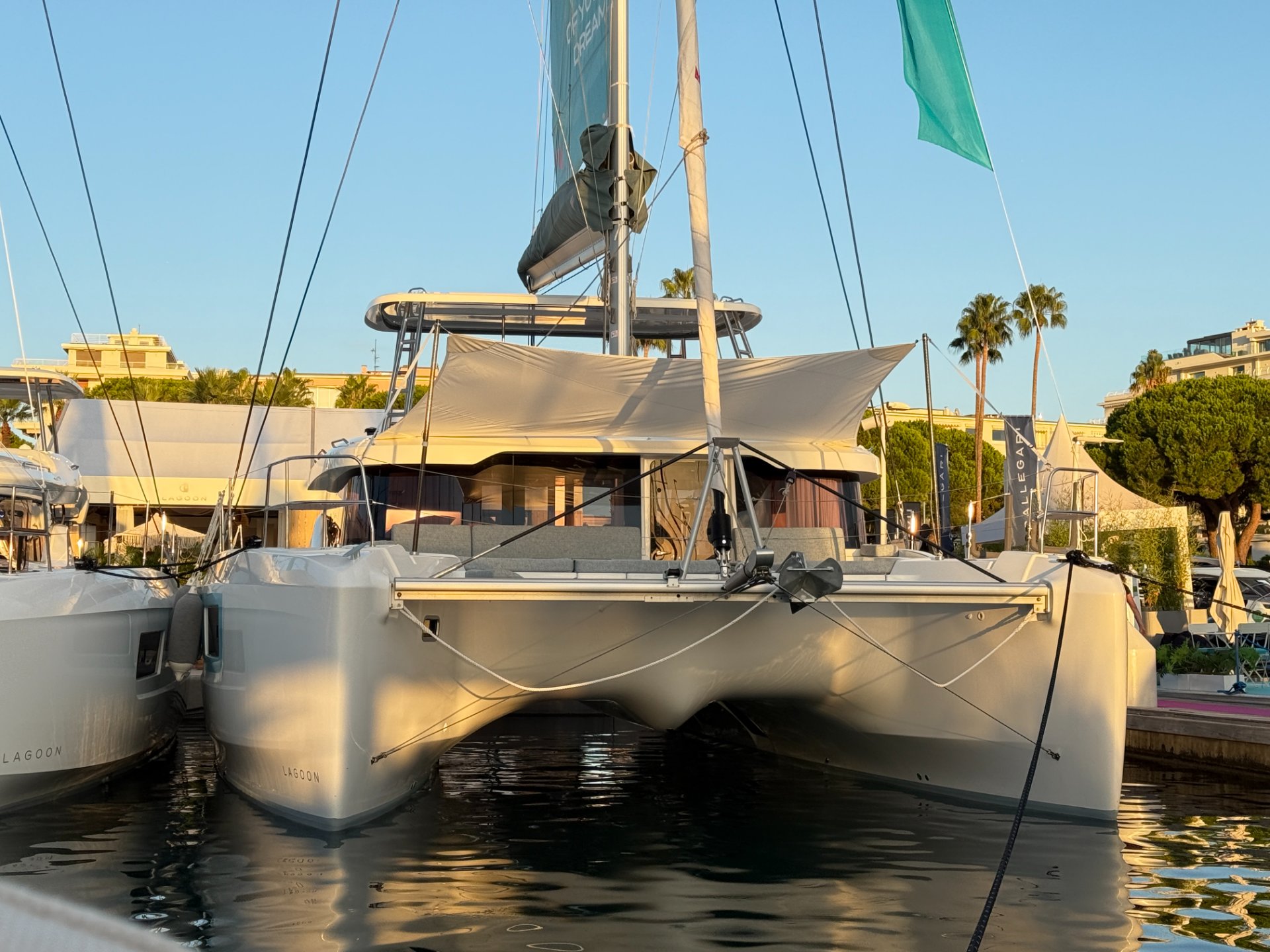 Lagoon 47 Catamaran at Cannes Boatshow Lagoon 47 Catamaran at Cannes Boatshow